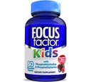 焦点因子 Kids Complete Daily Chewable Vitamins: 多维生素和神经营养素(大脑功能) w/Vitamin B12, C, D3-60 计数