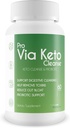 Pro Via Keto Cleanse - 帮助消除毒素和缺陷 - 以植物为基础的天然Keto Cleanse 与Probiotic支持 - 支持消化性清洁和减少Gut Bloat - 援助废物清除和戒毒