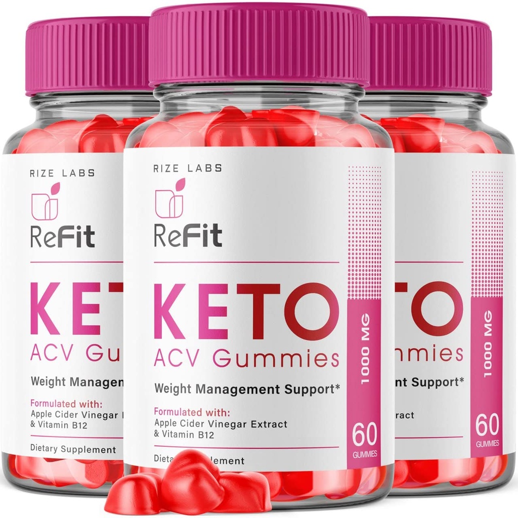 rize 实验室 - Refit Keto ACV Gummys 高级体重损失与苹果苹果苹果酒Vinegar, 补编, 帮助减少贝利脂肪, 额外力量 (180 Gummys)