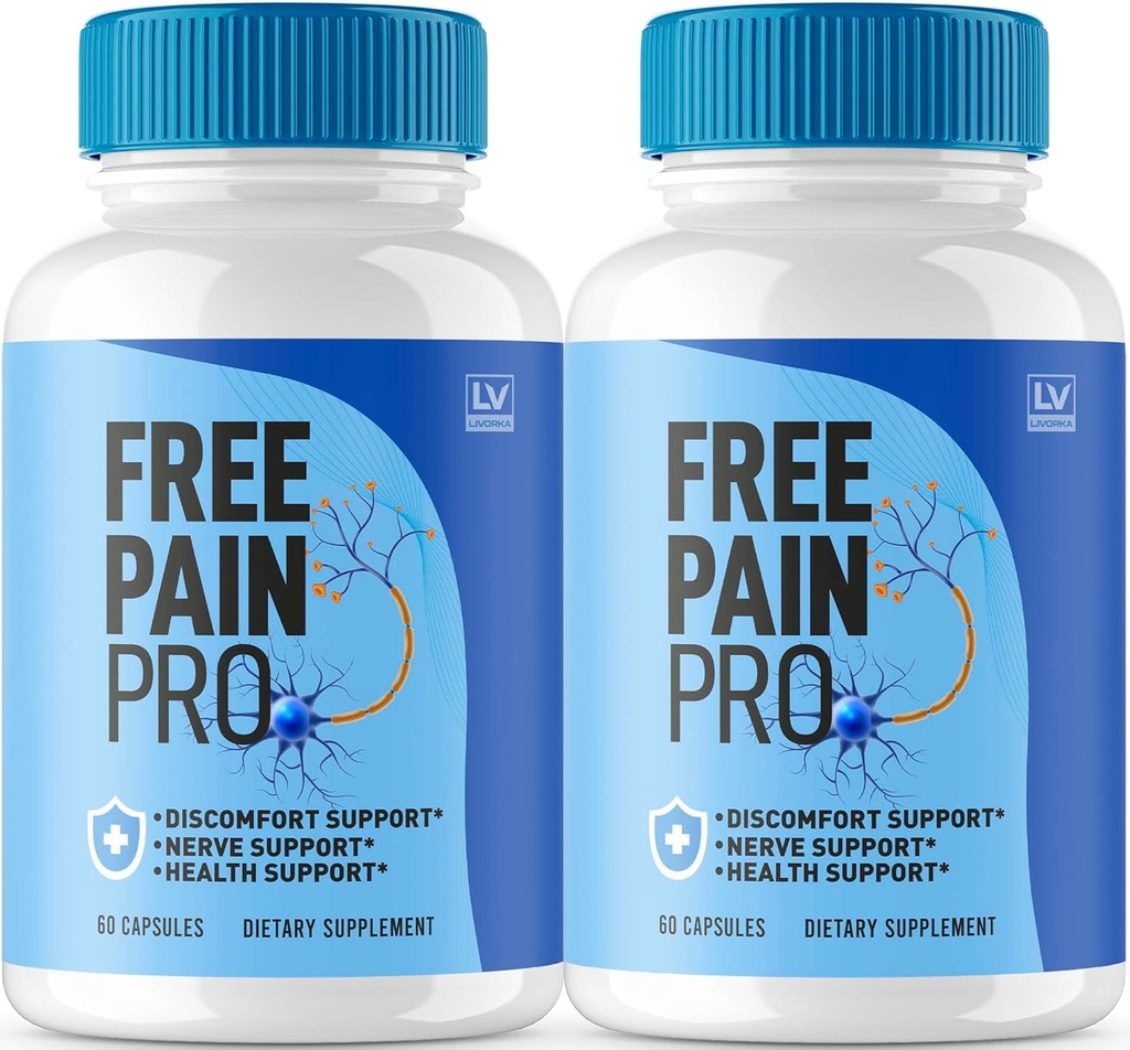 (2 Pack) Free Pain Pro Capsules,官方 Free Pain Pro 补充 Capsules 高级公式, Free Pain Pro Pills 全天然支持整体健康, Free Pain Pro Formules Review, 120 Capsules
