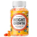 青少年高成长补充剂 Gummys - 孩子们长高自然增高器 多维他命 - 含维生素Calcium D3 K2 锌 L-Arginine L-Glutanine L-Ornithine for Boys