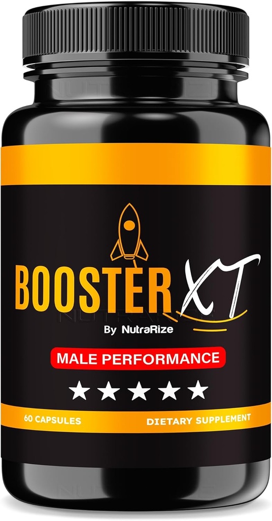 用于男性的NutraRize助推XT,男性增强卡普勒斯,支持日常能量和峰值性能的Premium公式,用于总体健康的多维塔明药剂,BoosterXT审查(60 Capsules)