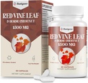 红藤叶和马栗 抽取胶囊补充剂(Vitis Vinifera) 1500mg - 用于健康藤类,循环,心脏,皮肤的精选抽取剂
