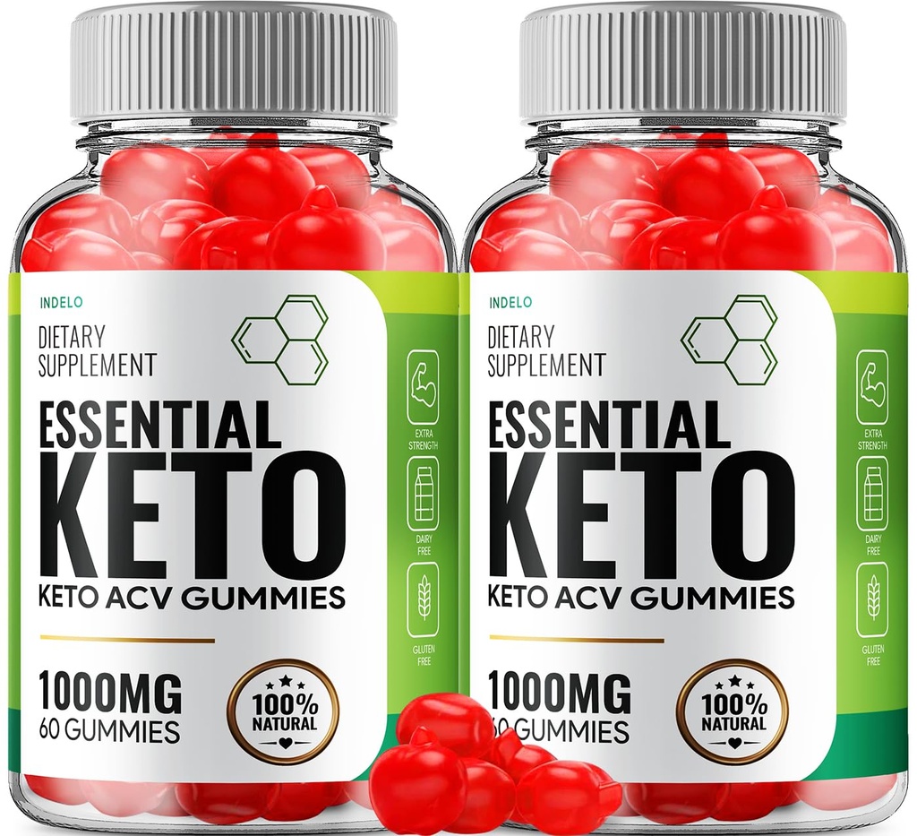 (2 pack) 基本 Keto ACV Gummys - 高级公式 基本 Keto + ACV 重量管理 Gummys Apple Cider Vinegar Keto 基本饮食补充审查 维生素 B12 B6(120 Gummys)