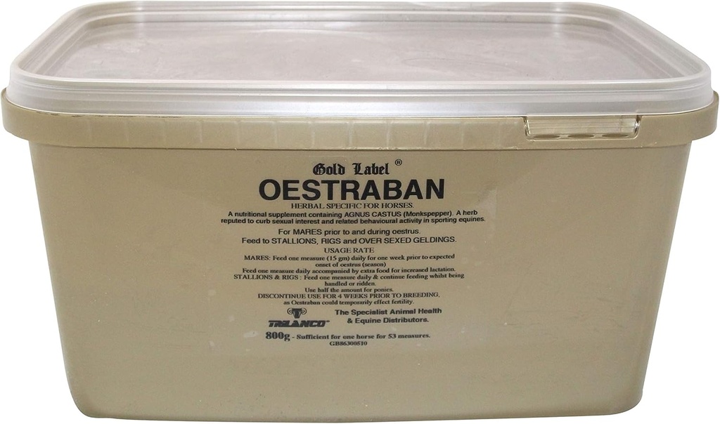 Gold Label Oestraban,《马的补编》,维持Hormone平衡,800 Gm