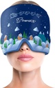 TheraICE Migraine Relief Cap, Cooling Gel Hat, Soothing Heache Ice Pack Mask 产品,面部冷压缩头包用于紧张和压力