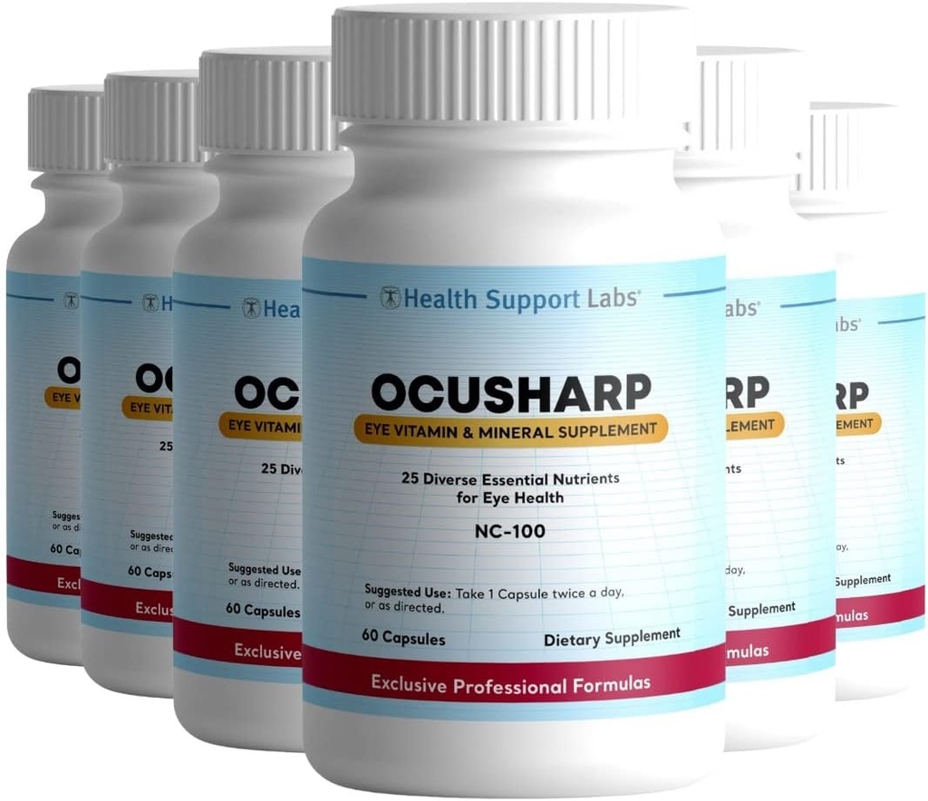 与Zeaxanthin、Lutein、Bilberry Extract、Eyebright & More -- -- 眼维生素补充剂,60 Capsules(6)