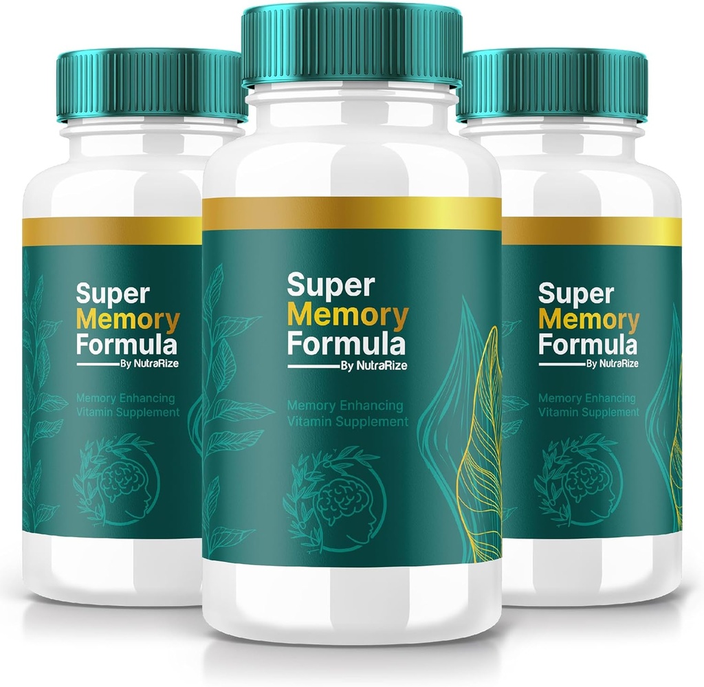 NutraRize(3 Pack) 超级内存公式 — Daily Support Capsules 具有平衡的组合,用于焦点,警示,以及每天的锐度 QQ Just 2 Easy-to-Take Pills aday (180 Capsules)