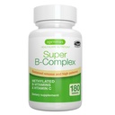 Igennus Super B-Complex 甲基化B维生素 - 持续释放,清洁标签和高吸收,配有5-MTHF Folate & Methy B12,能量,Mood & 认知性能,实验室验证,180小片
