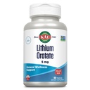 KAL Orotate锂 5mg, 低剂量锂辅助一般健康膜支持, 高度生物可用性, Vegan, 60天保证, 180 服药, 180 Veg Caps