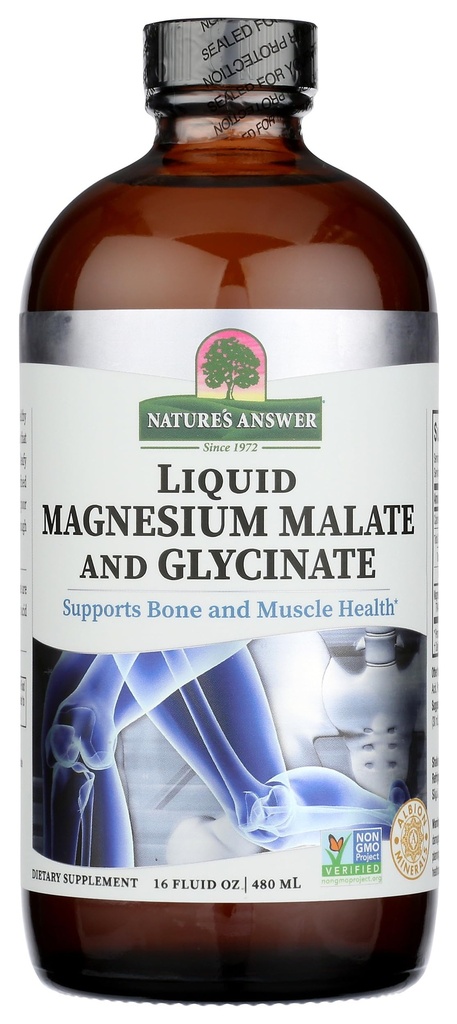 甘化镁和磁性镁 乳液 - 16 Oz 镁 集中 - Vegan & Gluten-Free - Bone,肌肉和心血管支持 - 适合所有人