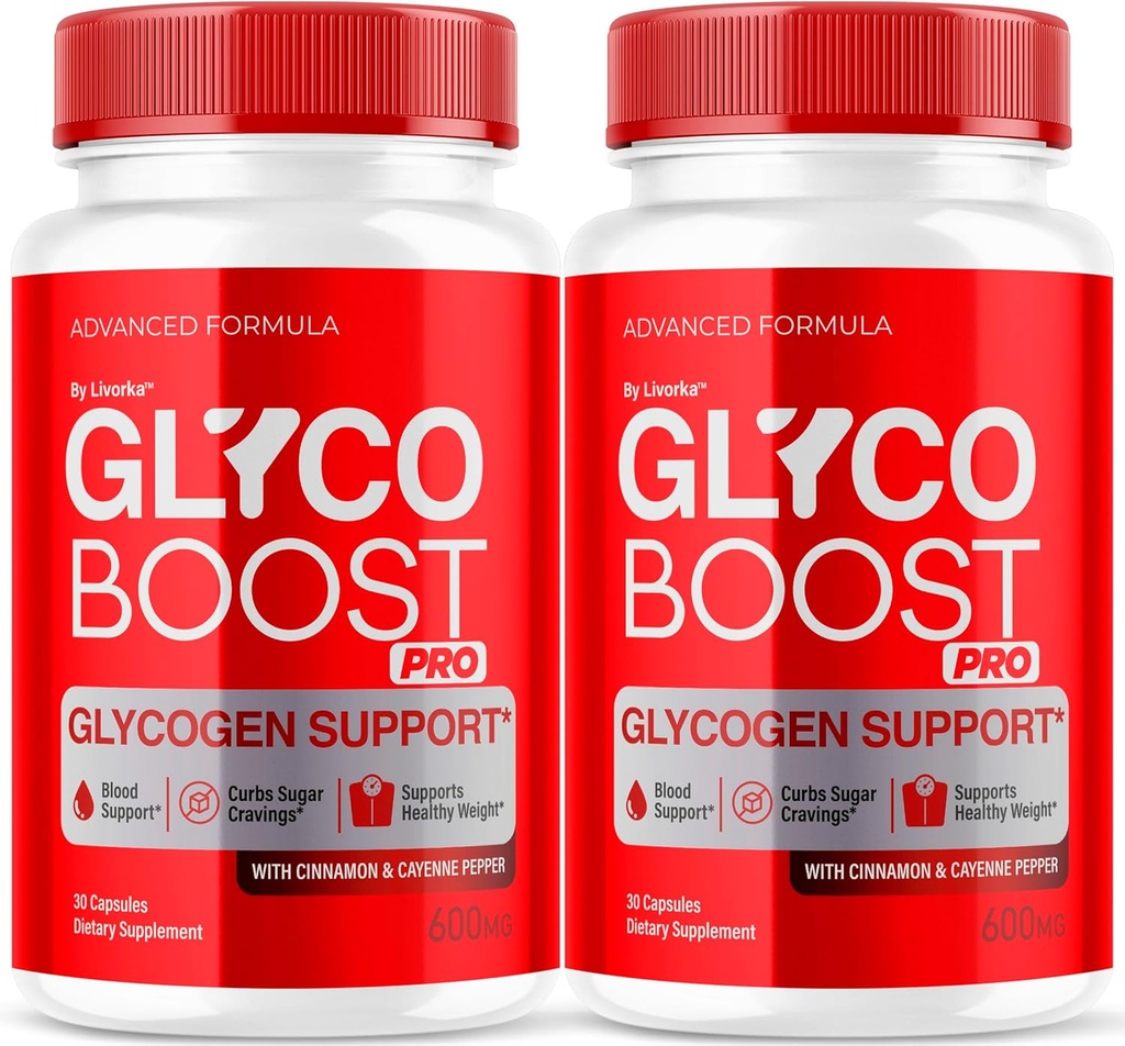 (2 Pack) Glyco Boost Pro Glyco Optimizer - 官方 Glyco Boost Pro 高级公式血液支持盖, Glycoboost Pro Glycogen 补充药 最大强度 所有天然成份, 2个月