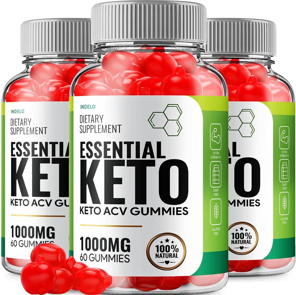 (3 pack) 基本 Keto ACV Gummys - 高级公式 基本 Keto + ACV 重量管理 Gummys Apple Cider Vinegar Keto 基本饮食补充审查 维生素 B12 B6(180 Gummys)