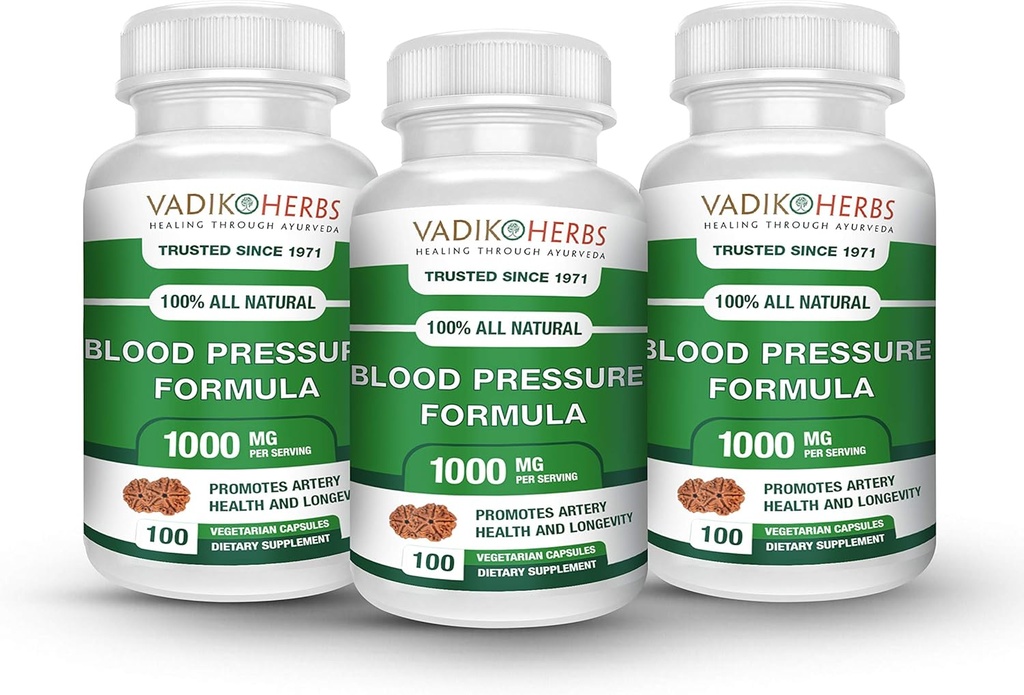 Vadik Herbs 血压公式 临床上与纯Ayurvedic Herbs |(3包)