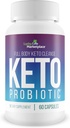 Keto Probiotic - 40亿 Cfu - 促进消化性健康,免疫性健康, & Gut 健康 - Keto 友好性 Probiotic - Full Body Keto cleanse Aid - 减肥 - Keto Probiotics for Men and Women