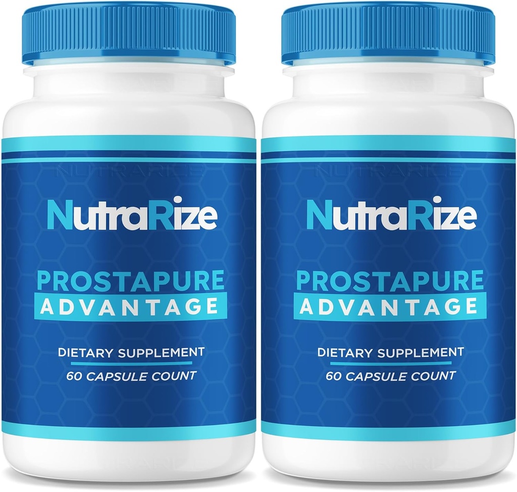 (2 Pack) Prostapure Capsules,Prostapure Advanitage Prostate 补充版,官方全自然先进公式,支持总体健康的最大强度药丸,Prosta 纯审查(120 Capsules)