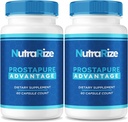 (2 Pack) Prostapure Capsules,Prostapure Advanitage Prostate 补充版,官方全自然先进公式,支持总体健康的最大强度药丸,Prosta 纯审查(120 Capsules)