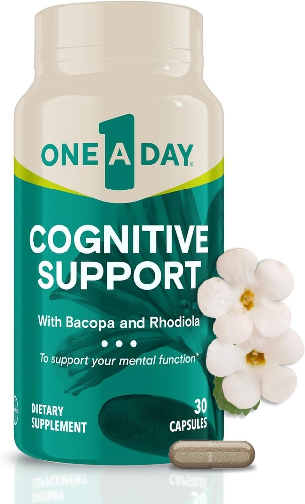 One A Day Conceptive Supplement – Brain Supposed 支持与巴科帕合作的男女认知表现的大脑补充. 还包括Rhodiola, & Holy Basil, 30 Capsules (Packaging May Vary) 互联网档案馆的存檔,存档日期2013-12-21.