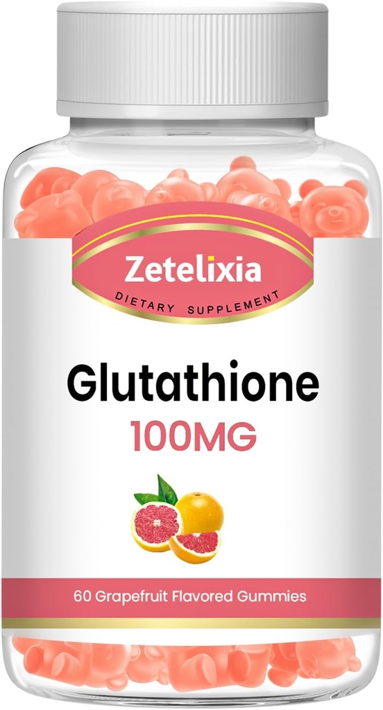 2 Pack Glutathione Collagen Gummys, Collagen Gummys with Vitamin C, Glutathione 女性补充,毛皮钉肌肉和联合,抗衰老,Vegan,无糖,葡萄水果火焰,120个