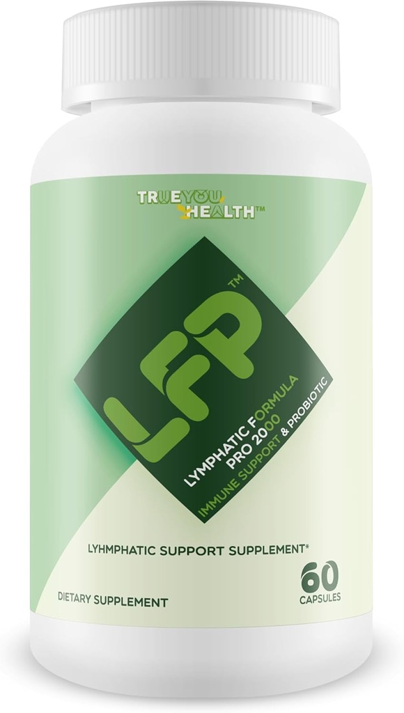 LFP - Lymphatic Formula Pro 2000 免疫支持与Probiotic - 促进健康免疫系统和Lymphatic功能的Lymphatic支持补充 - 援助免疫反应,Gut健康,和整体健康