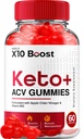 X10 Boost Keto ACV Gummys - X10 Boost Keto Gummys Reviews, X10 Boost Keto + ACV Gummys 重量管理 B12 X10 Boost 高级1000mg 公式 (60 Gummys)