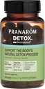 Pranarom - Aromaboost Detox 草药补充剂 - 消除毒素和排水 体 - 牛奶 硝酸盐和锌 - 维生素 D3和E - 柠檬 基本油 - 60 Counter