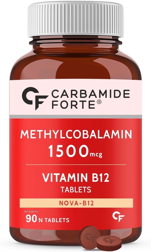 普通卡布-艾米德堡维生素B12片 1500mcg - 甲基Cobalamin B12活性形式
