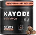 Kayode Daily Multi - Dog Multivitamin & Superfood Chew. Fill Nutrient Gaps. Helps Joints, Digestion, Heart, Brain, Urinary & More. Add Nutrients Dog Food Misses. Great for Puppies Too.