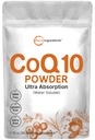 微成份水溶性COQ10补编(COQ10 200毫克/每瓶粉状)、50克(供应8个月)、额外吸收、支持心脏和能源健康、Vegan友好