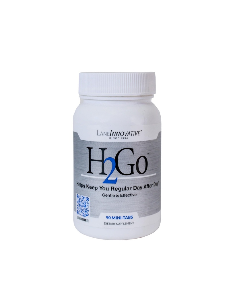 Lane Labs - H2Go,帮助Relieve便秘和不规范,优雅和有效,天然矿物补充,支持科隆和消化健康,无人工刺激(90个小型塔布)