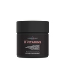 Livingood Daily Vitamin B 混血蛋白为男女配料,甲基化B12 & Folate,11种活性形态,包括B1 B2 B3 B5 B6 & Biotin,Gluten Free,Vegan B Vitamin for Hair Skin Nails,30 Capsules