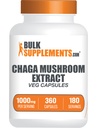 Bulk Assupports.com 查加蘑菇提取器 Capsules - 查加提取器 查加蘑菇 - Vegan & Gluten Free, 2 Capsules per Service (1000mg), 360 Counter (Pack of 1)