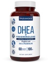 DHEA 100mg 配有 Pregnenolone 60mg 的补编 - 支持荷尔蒙平衡, 精益肌肉弥撒, 能源, 木德, 睡眠, 以及男女健康老龄化 - 蔬菜卡普苏尔