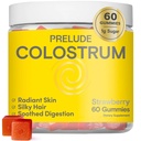 古特健康预奏曲Bovine Colostrum Chews for Gut Health, Bloating & Beautiful for Women and Men - 草料Colostrum Gummys for 消化健康豁免和总体健康 - Colostrum Supplement in America