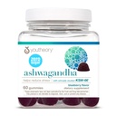Youtheory Ashwagandha - 蔬菜能量和压力支持补充 有机KSM-66 & 姜汁提取 - 低糖 - 蓝莓,60 Gummys(30天供应)