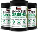 强力因素 Smarter Greens Daily Wellness Powder 3-Pack 支持能源,豁免和文摘,Greens Power, 配有维生素的超食品粉, 矿物和亲生素, 不受欢迎, 90种服务