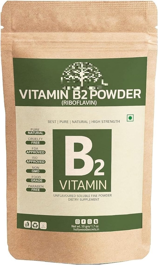 普通Pub 维生素B2 Riboflavin 粉末 50gm