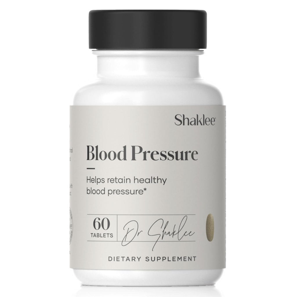 Shaklee - Blood Pressure - Supports Healthy Circulation, Promoting Optimal Blood Vessels and Vascular Wellness - 60 Tablets
