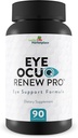 Eye Ocuo 更新 Pro - 眼健康支持 - 促进健康视觉日与夜 配有视觉补充 - 帮助减少眼片、眼压、带有视觉维生素的模糊视觉、矿物和草药