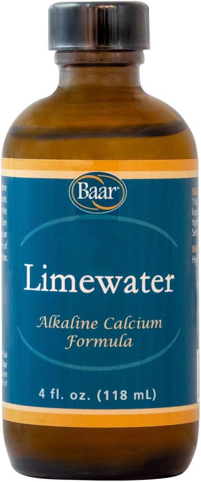 Baar Lime Water, Alkaline 钙公式, 集中, 4 oz