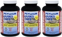 Yerba Prima Psyllium Husks Caps - 180盖(3套) - 天然纤维补充 - 科隆清洁 - 非GMO Gluten Free