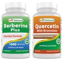 Berberine Plus 1000mg & Quercetin 最佳自然品配布罗梅兰