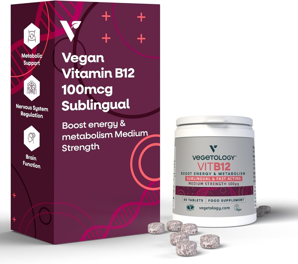 Vegan Vitamin B12 副语言补编——代谢与能源,维生素与健康补编——(60张平板电脑)