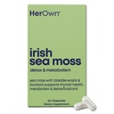 她自己的爱尔兰海 Moss Capsules, Burdock Root, Bladderwrack, 解毒,代谢, Immune支持, 皮肤健康, 自然联合支持, 矿物质营养丰富的超级食品高分, 60 Counter