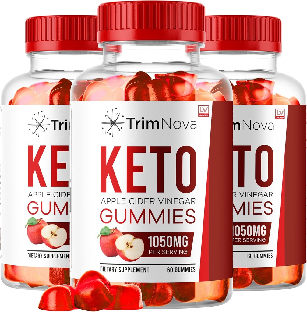 LIVORKA(3 Pack) TrimNova Keto ACV Gummys,TrimNova Gummys,TrimNova Kemoys,Trimnova,TrimNova Keto公式,TrimNova Keto ACV Gummys 1050MG,180 Gummys 3个月.