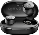 TOZO 无线耳机在 Mic Clear 中构建 Ergonomic 光重蓝牙 5.3 在耳机中安装防水 Premium Stereo Sound Ear Buds 30H Playtime 与 32 EQ 通过 APP