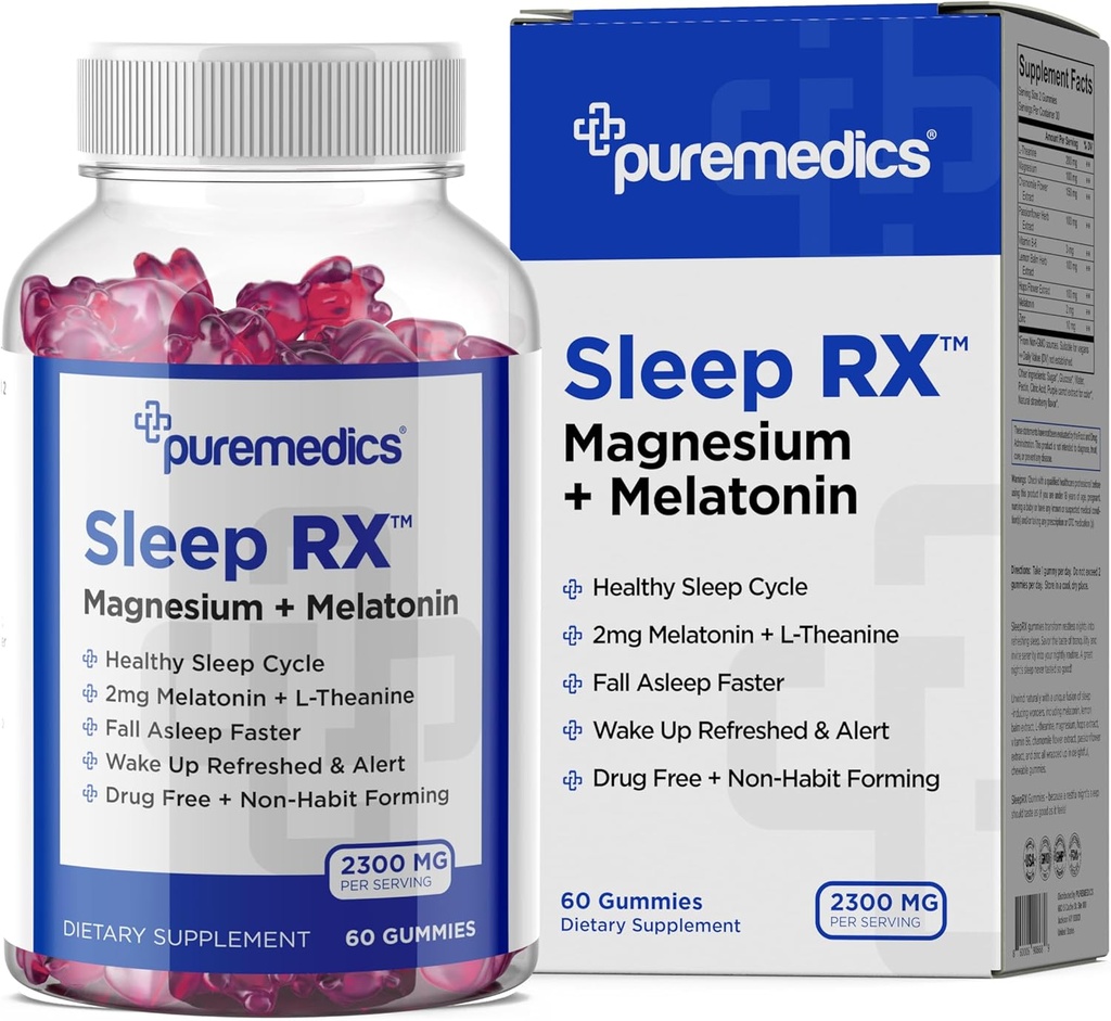 睡眠 Gummy, calm + 睡眠支持, 2 mg Melatonin, L- Theanine, Chamomile, Lemon Balm, Passion Flower, Gentle睡眠援助, 草莓 60 Count