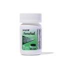 Ferosul少校 - Ferrous Sulfate 325mg 平板电脑,装有65mg 元素铁 - 女性的铁辅料,男性 - 绿色 - 100 计数