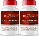Glyco Vantage Capsules - Premium GlycoVantage Official Formula Glyco 优化器,支持健康生活方式 - 稳定级最大强度所有天然药丸 Glyco Vantage Reviews (2 Pack)