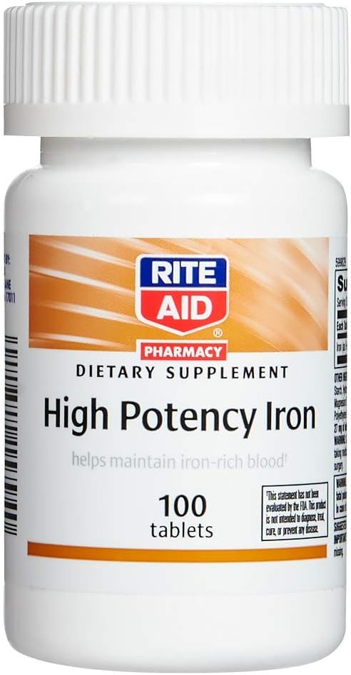 Rite Aid 高潜力铁片 - 100个计数器